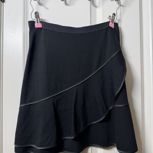 Draper James Black Asymmetrical Skirt